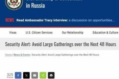 Embajadas de EU y el Reino Unido alertan por un posible ataque terrorista en Rusia