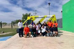 Brindan capacitación en primeros auxilios a instructores deportivos locales en Nava