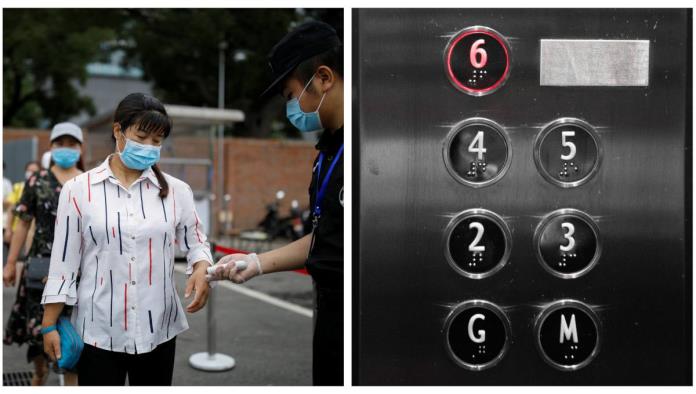 Mujer desencadenó 71 contagios de COVID-19 solo por usar el ascensor